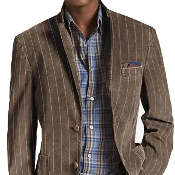 Striped Tailored Blazer
