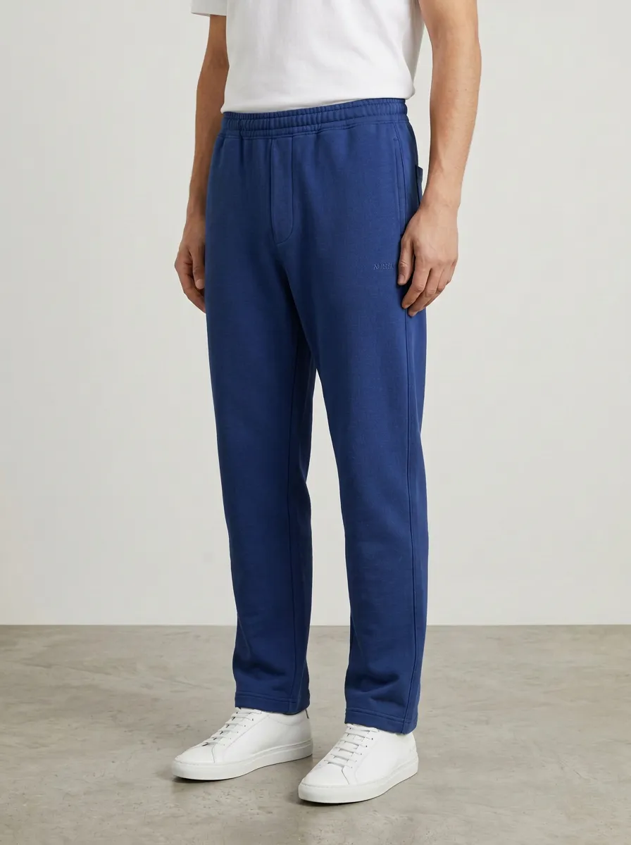 Streamlined Embroidered Athletic Design Men's Sweatpants