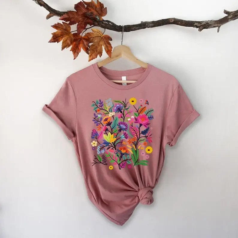 Wild Flowers Nature Lover T-Shirt