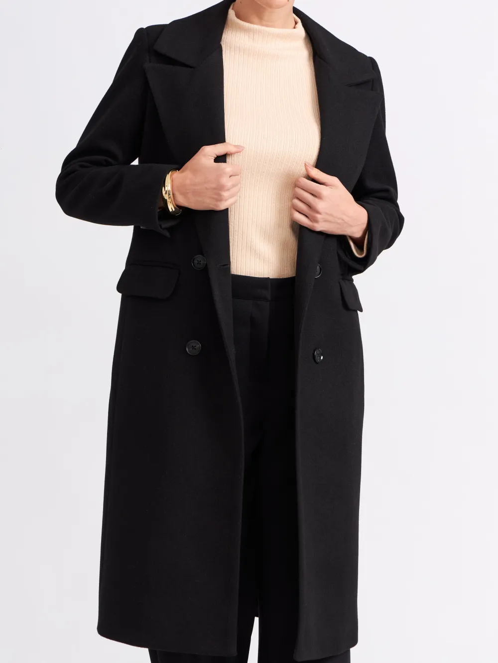 Loose-Fitting Long Coat