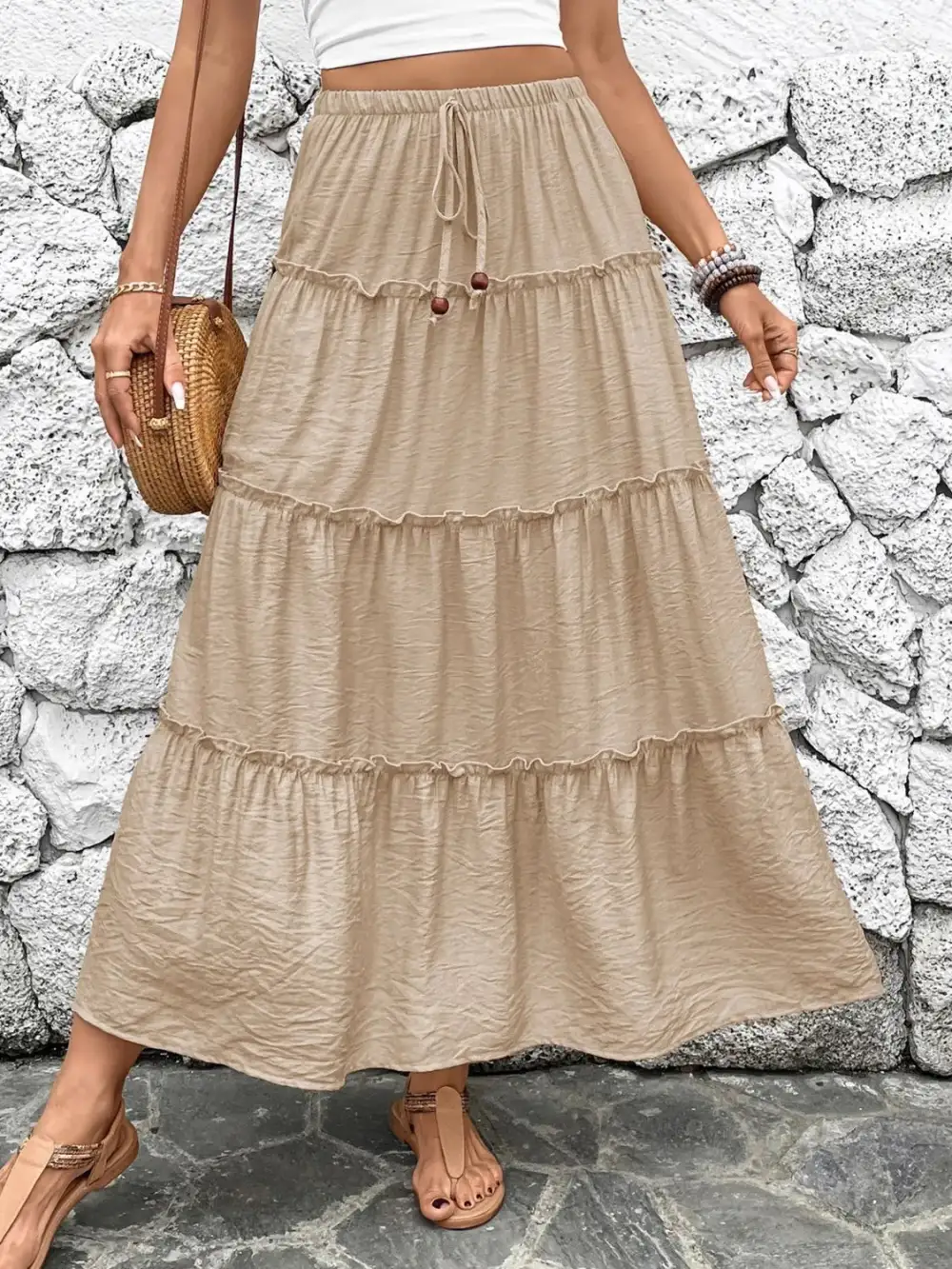 Everyday Tiered Frill Skirt