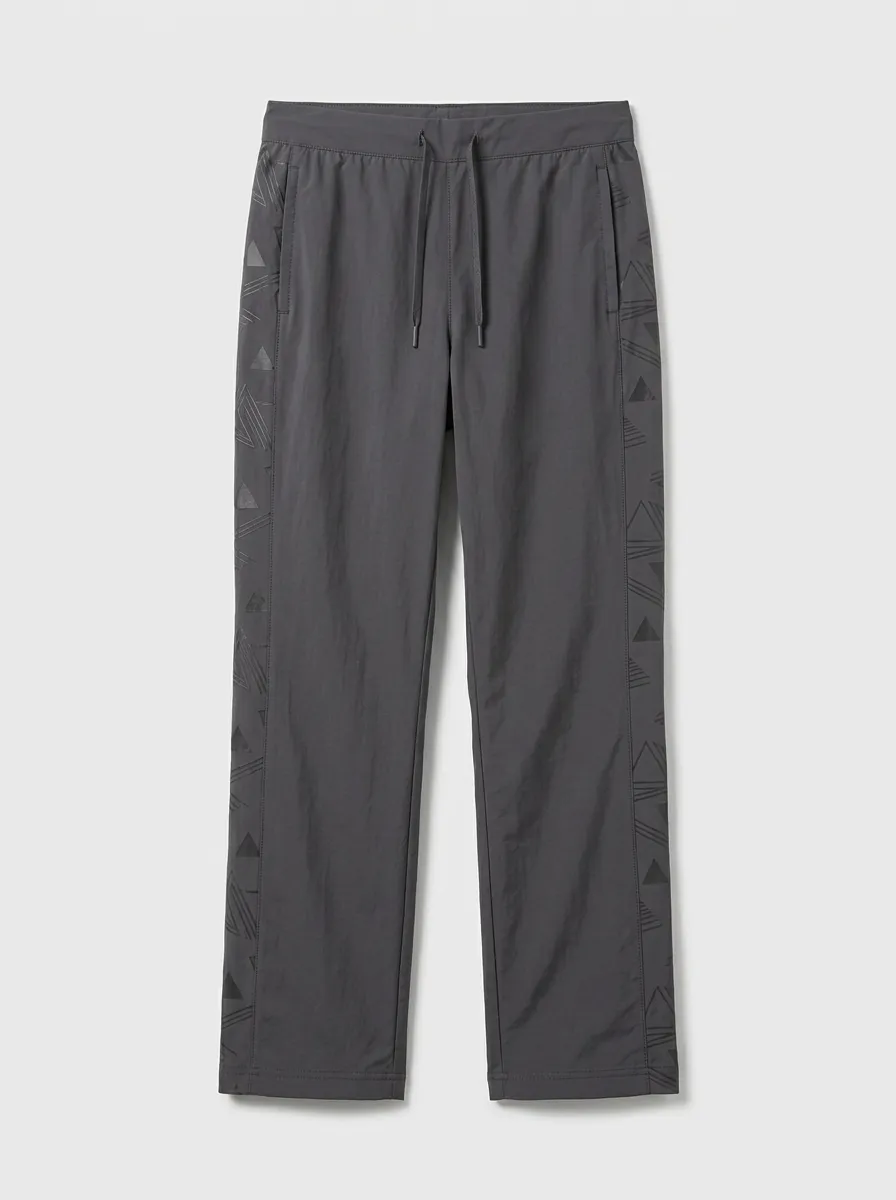 Women's Athletic Geometric Triangle Printed Jogger Pants