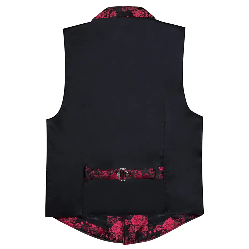 Floral Button Up Dress Vest