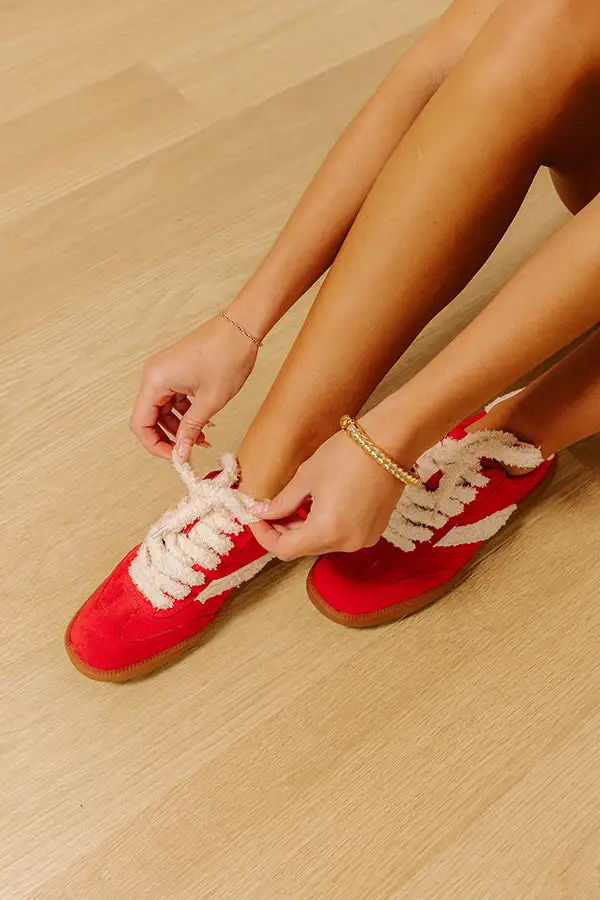 Versatile Faux Suede Sneakers