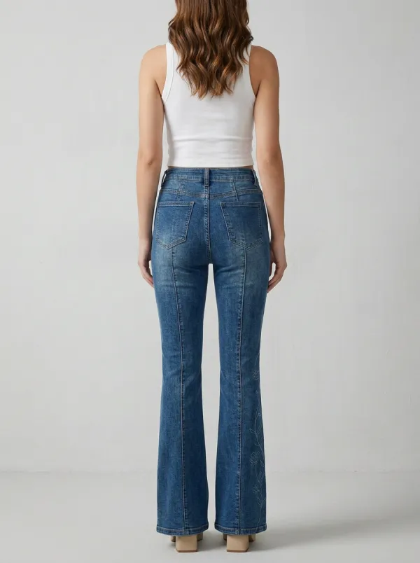 Women's High Waist Casual Denim Jeans