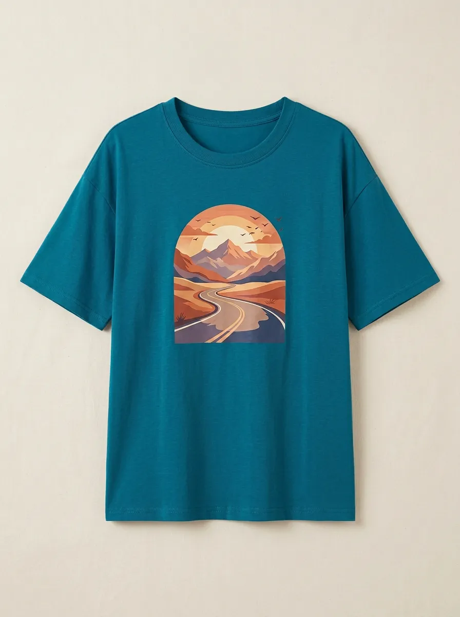 Women's Mountain Road Graphic Crewneck T-Shirt