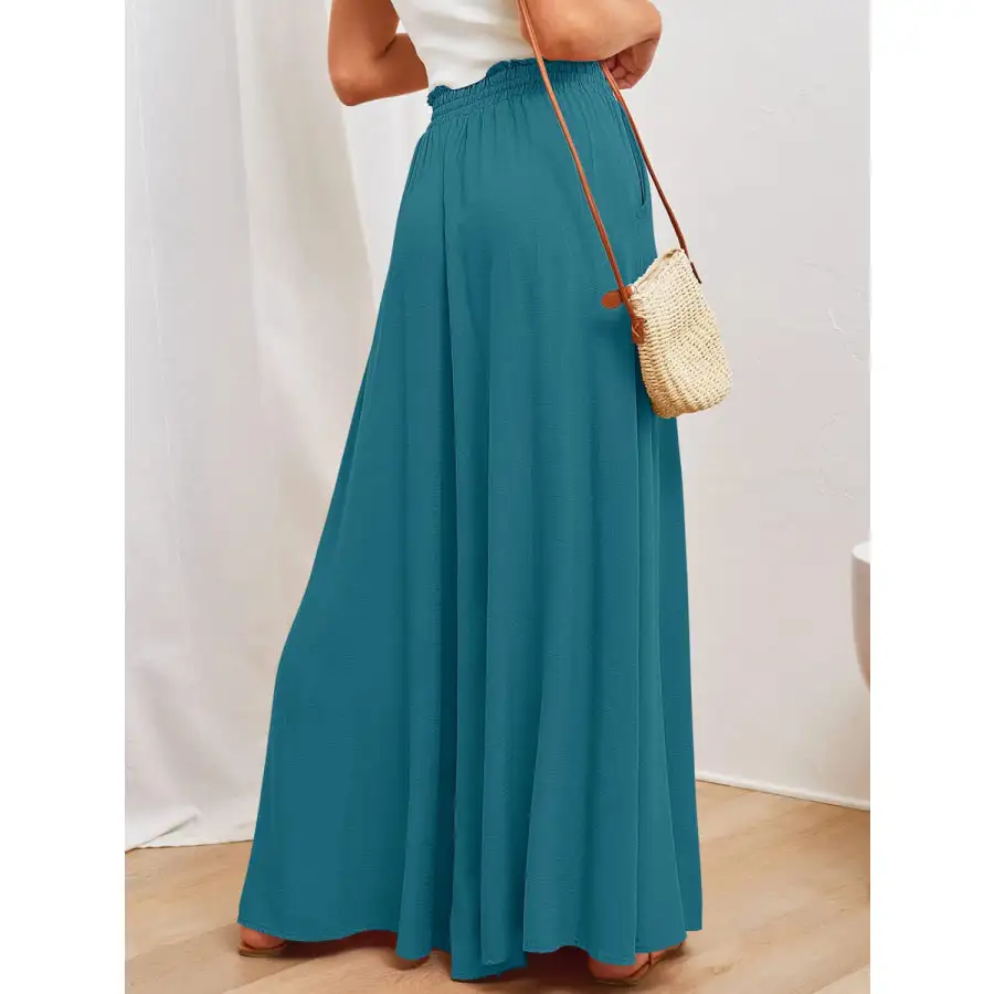 Casual Wide Leg Pants with Pockets