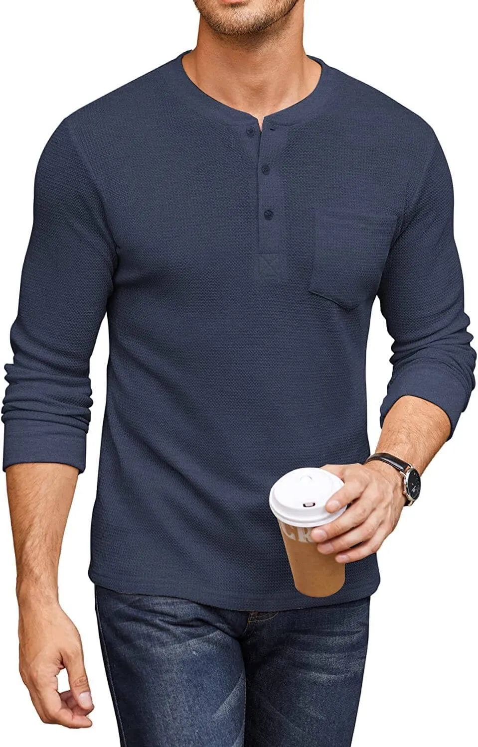 Soft Stretch Knit T-Shirt