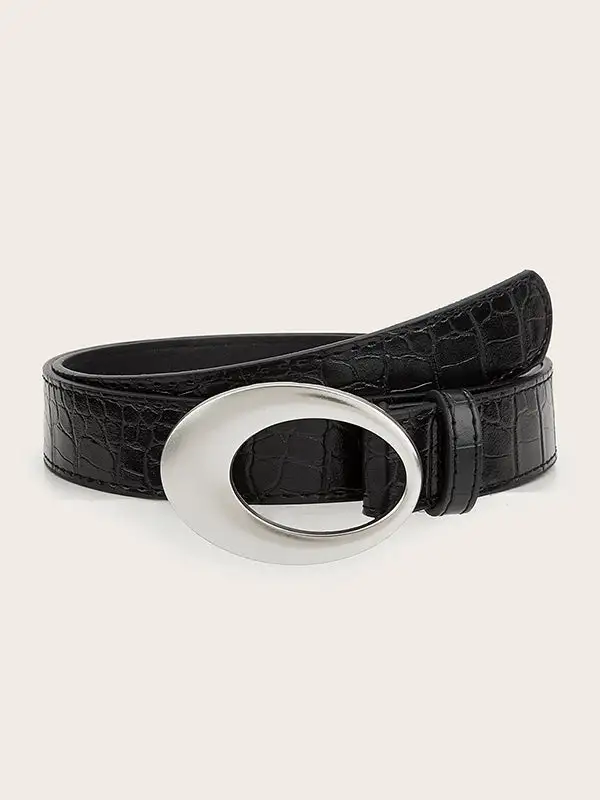 Hollow Cutout Split Belt