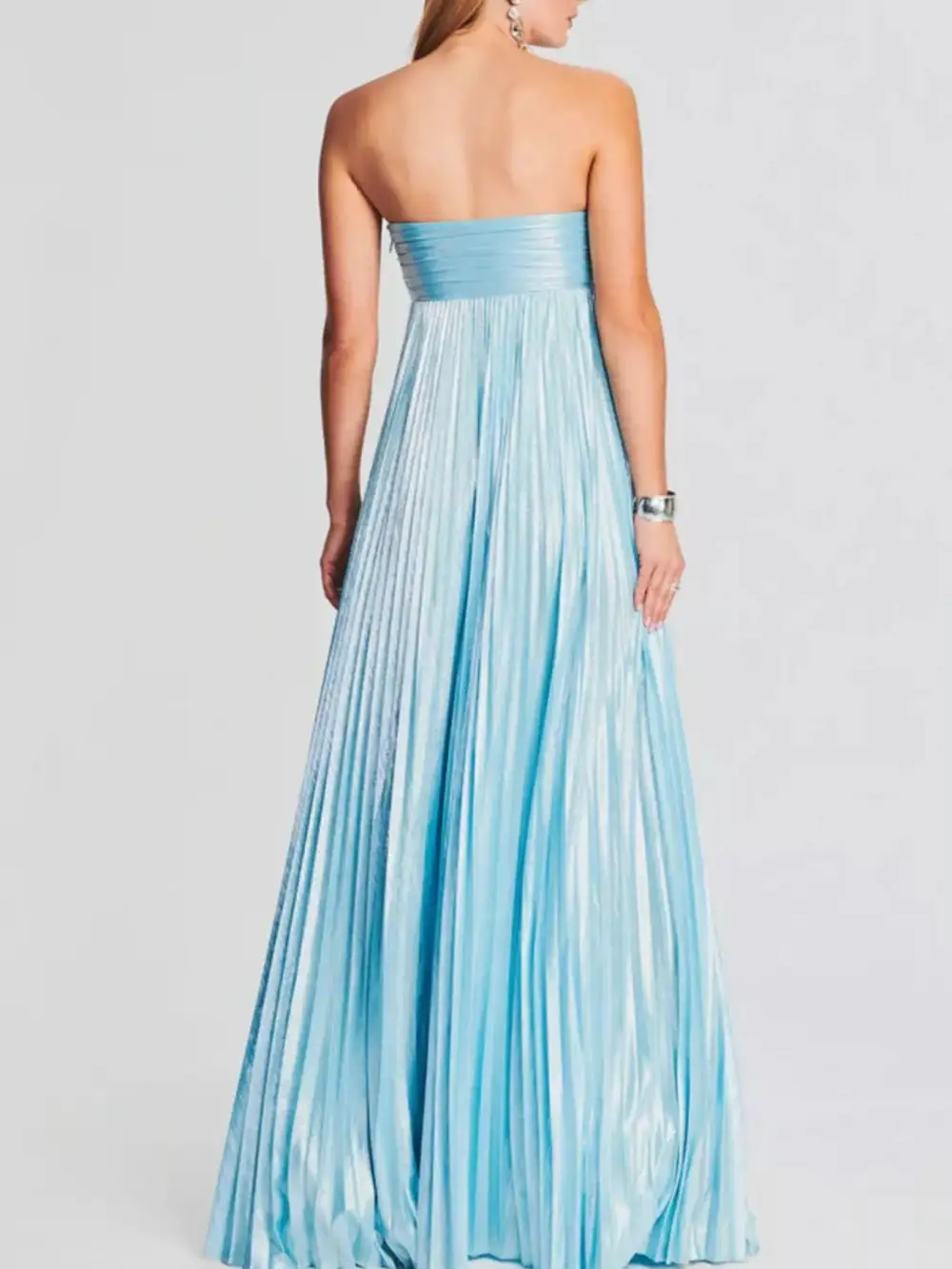 Side Slit Maxi Tie Detail Dress