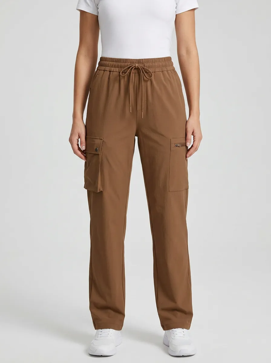 Drawstring Multi-Pocket Outdoor Casual Breathable Cargo Pants
