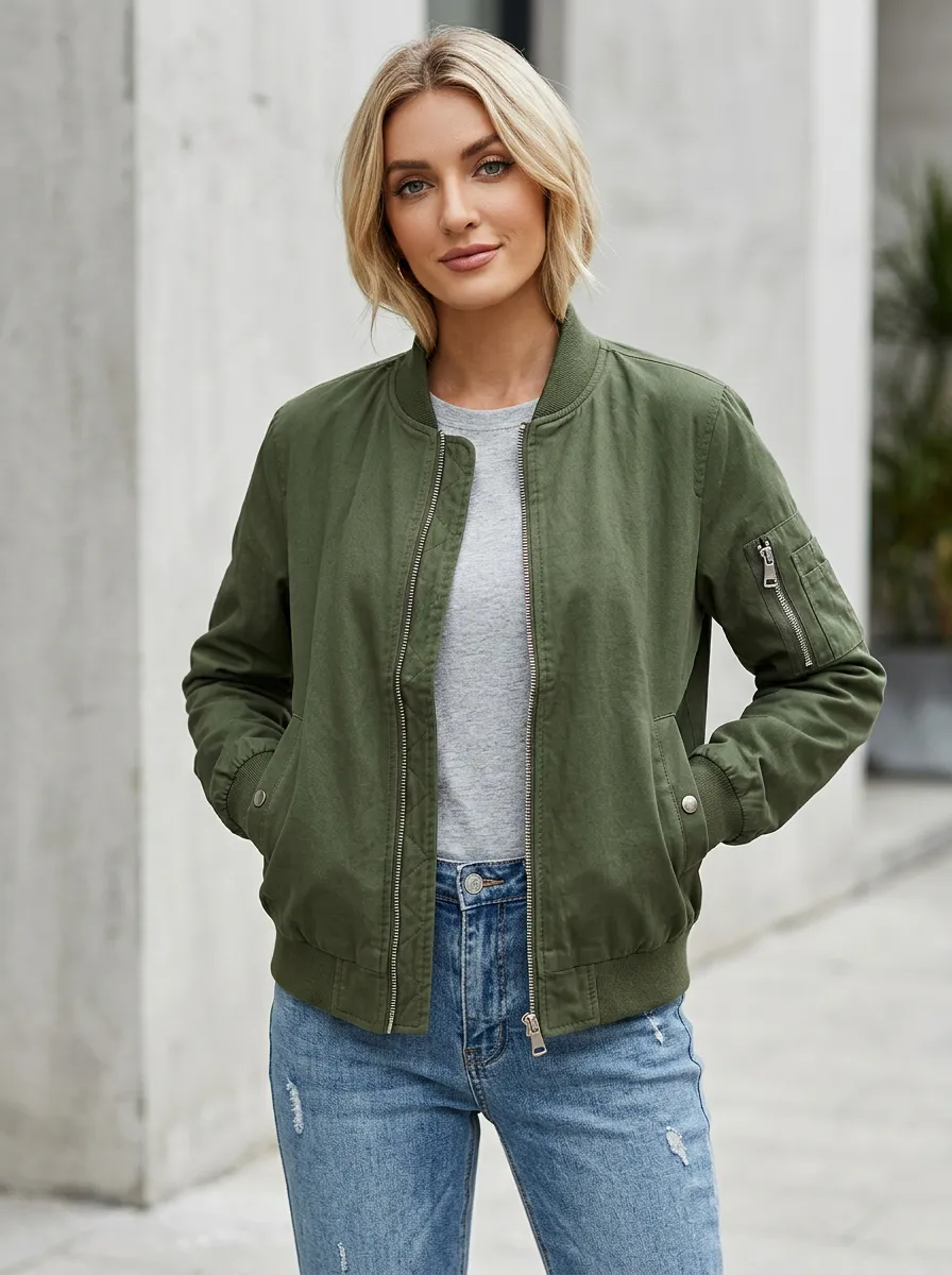 Casual Quilted Women's Casual Jacket