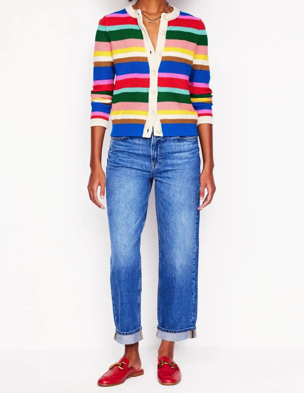 Callie Crochet Trim Cardigan