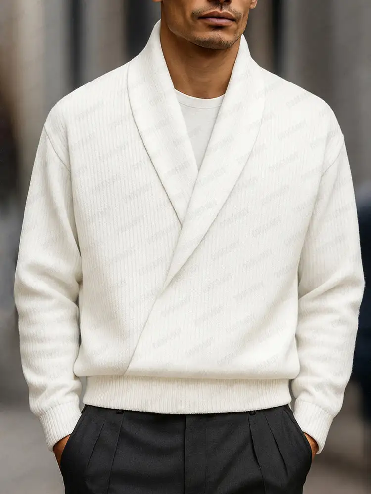 Stand Collar Knit Sweater
