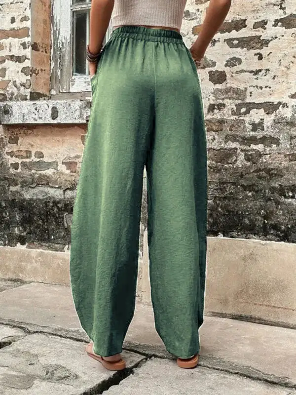 Pants Clean Pocket Elastic Trousers