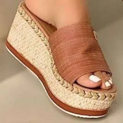 Textured Open-Toe Heeled Sandals