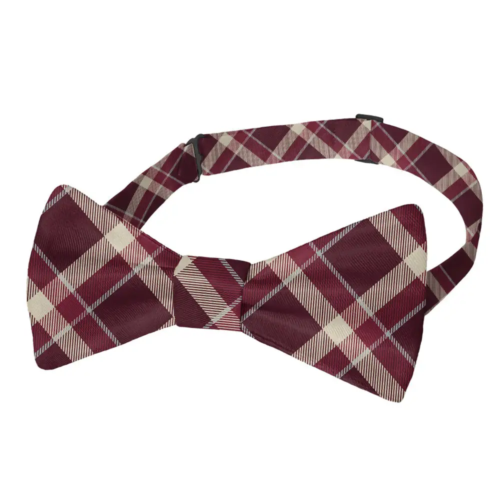 Inca Plaid Motif Bow Tie
