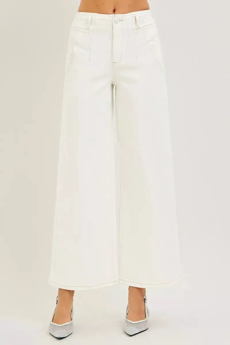 Risen High Rise Ankle Wide Pants