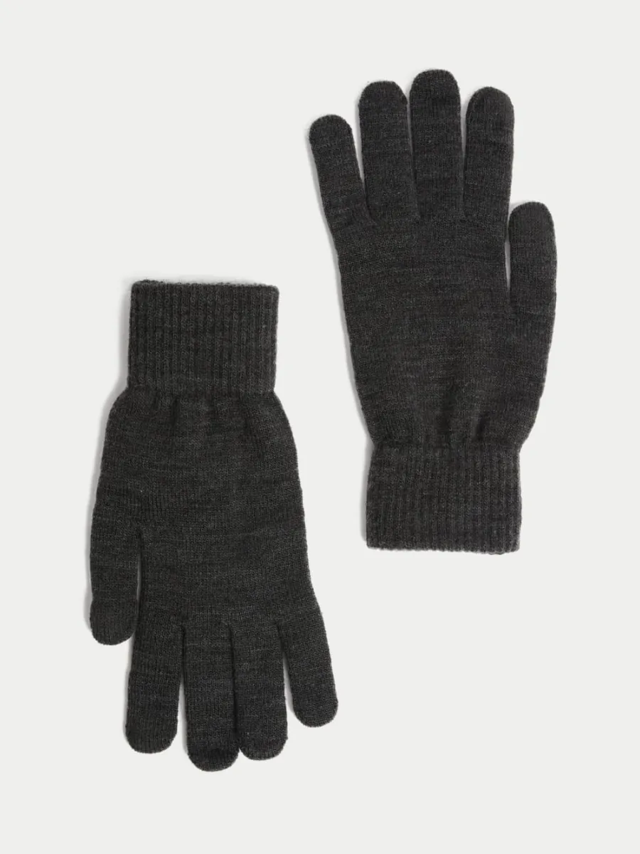 Cozy Charcoal Gloves