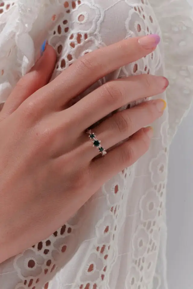 Onyx Baroque Style Ring