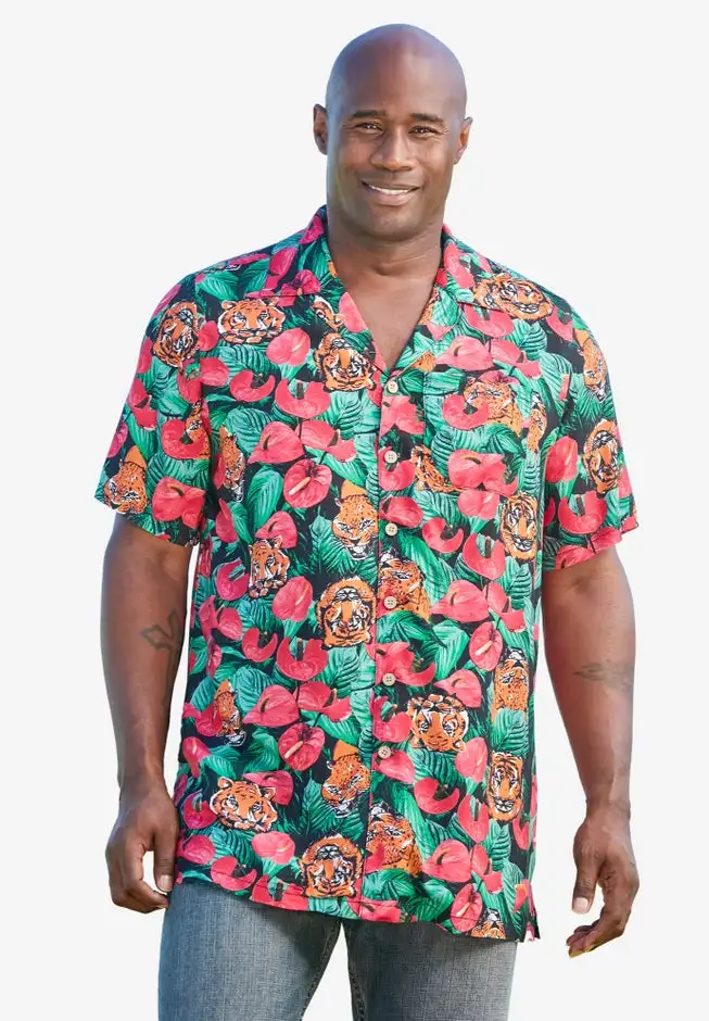 Printed Camp Shirt