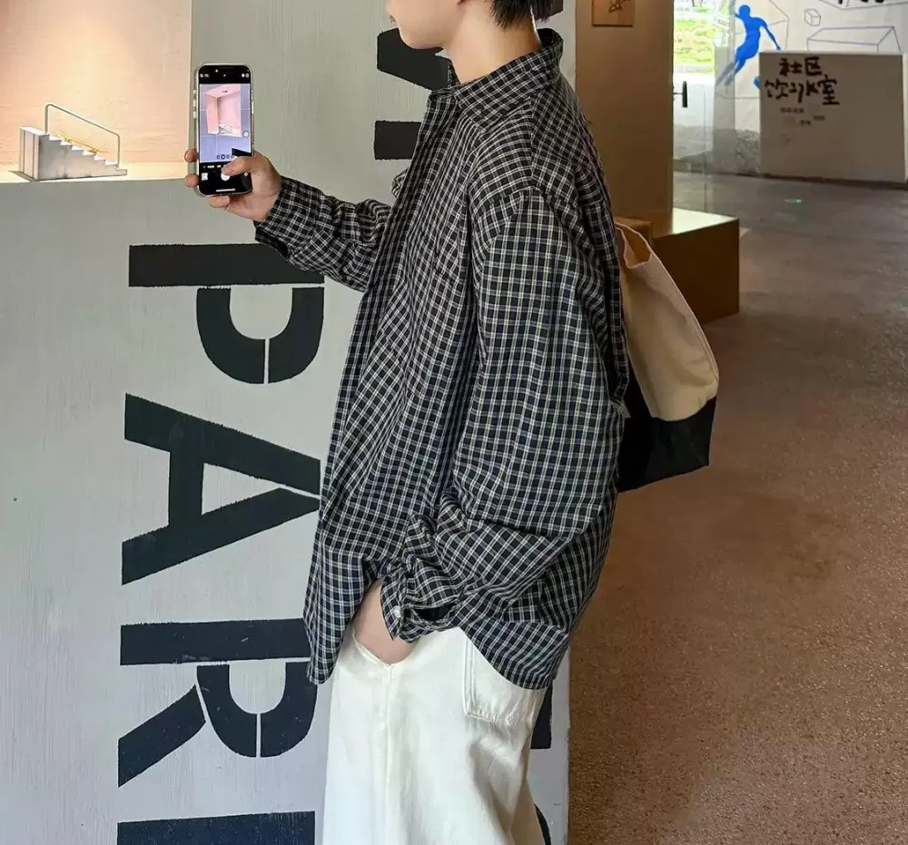 Relaxed Classic Checked Shirt