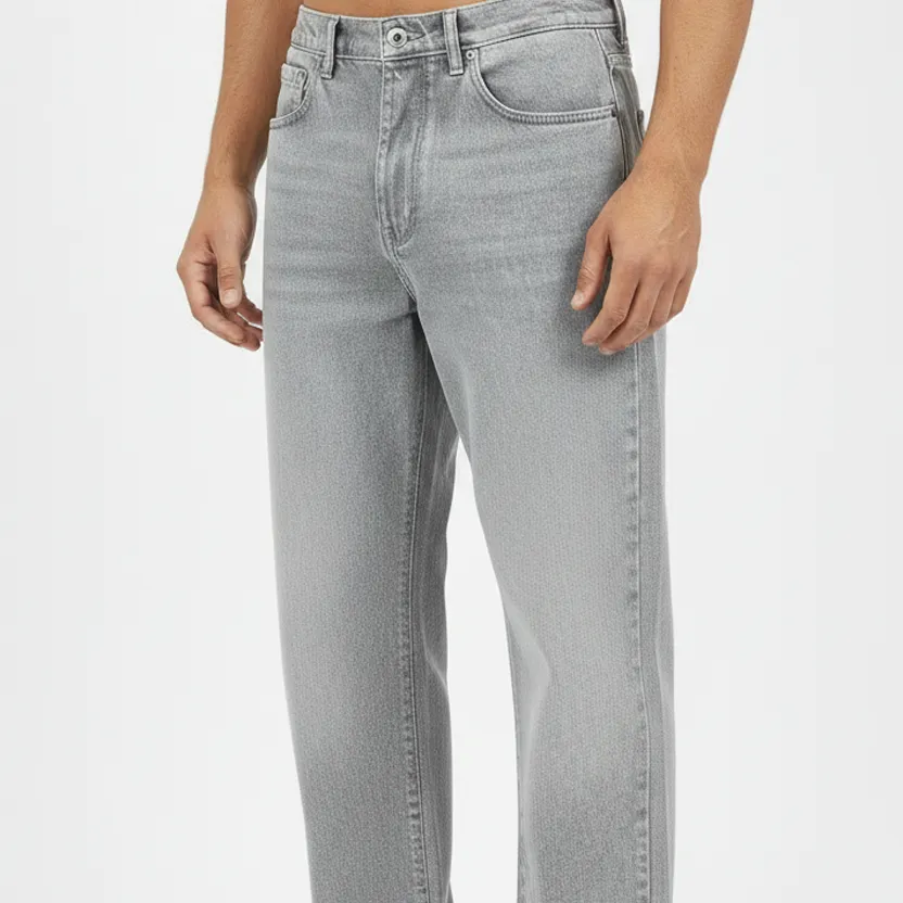 Refined Loose Fit Five Pocket Jeans