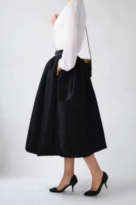 Classic Seaside Everyday Casual Polyester Skirt