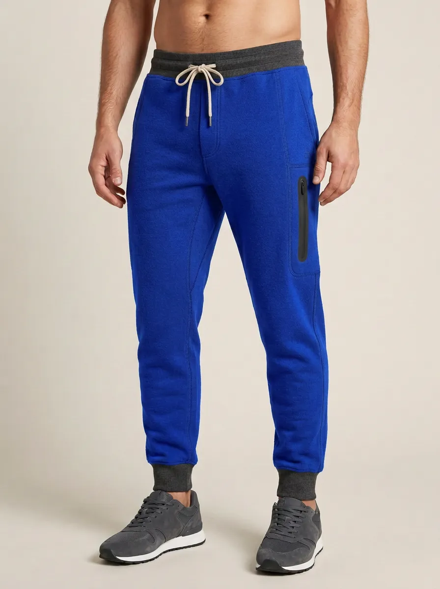 Dynamic Drawstring Zipper Pocket Collection Men's Sweatpants