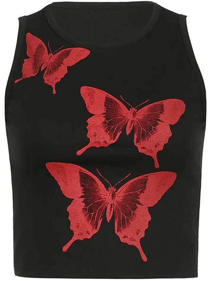 Relaxed Crew-Neck Cropped Slim-Fit Tank Top