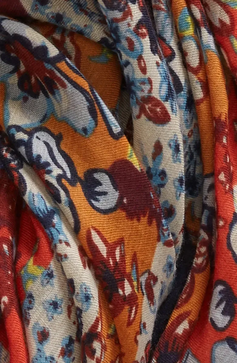 Daily Floral Print Scarf