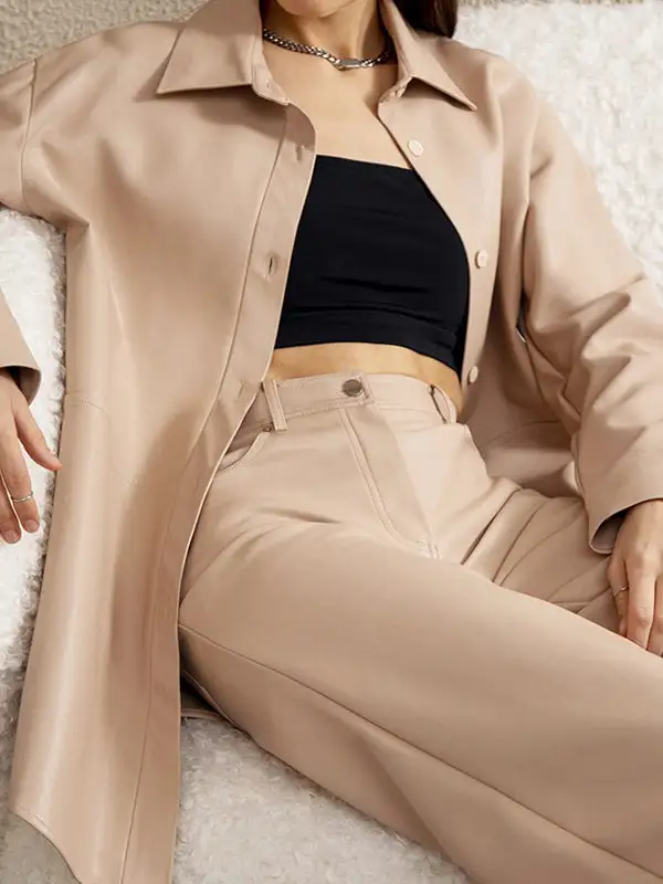 Faux Leather Jacket Essential