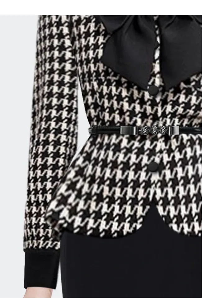 Bow Detail Short Blazer