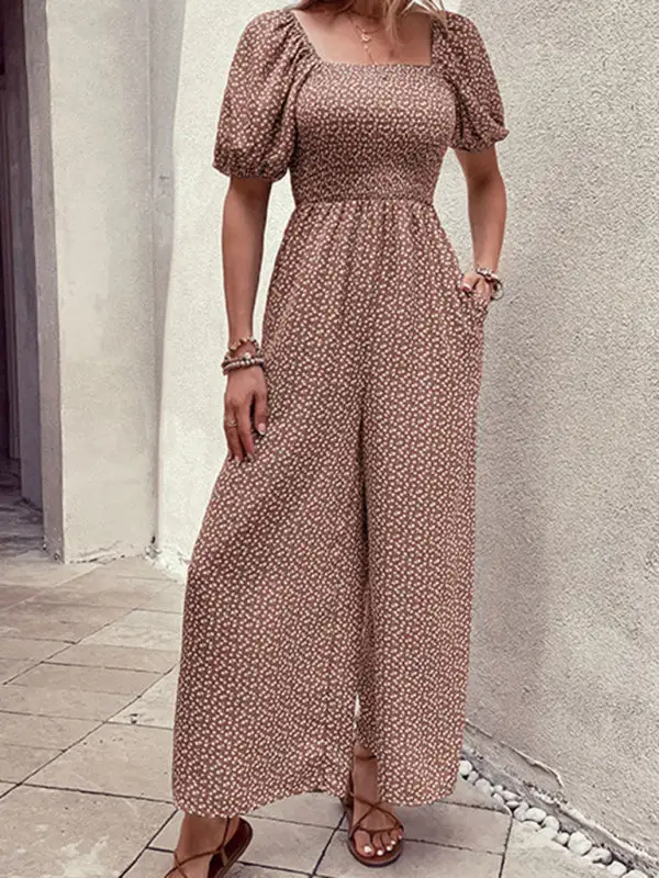 Tailored Everyday Printed Jumpsuit