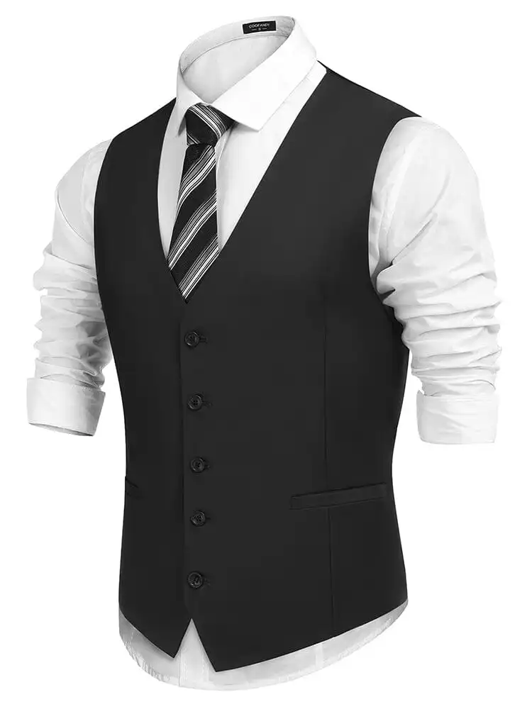 Casual Slim Fit Suit Vest Jacket