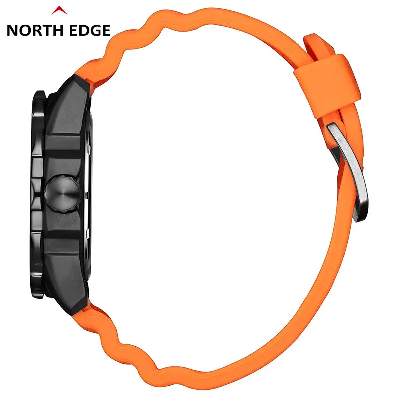 North Edge Light-driven watch eco drive military watch supplier Evoque 2- Never needs a battery replacement