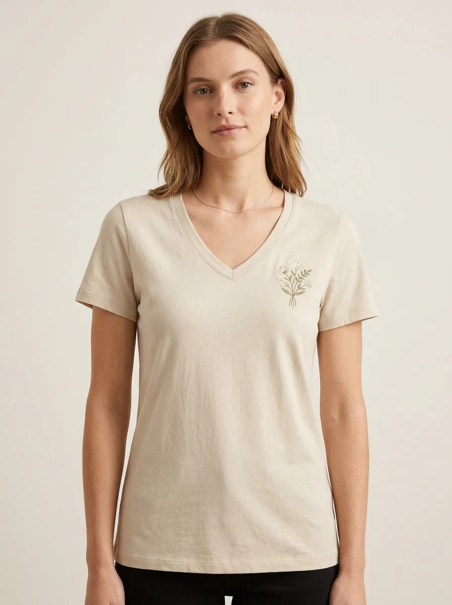 Women's Clean-Finish V-Neck T-Shirt