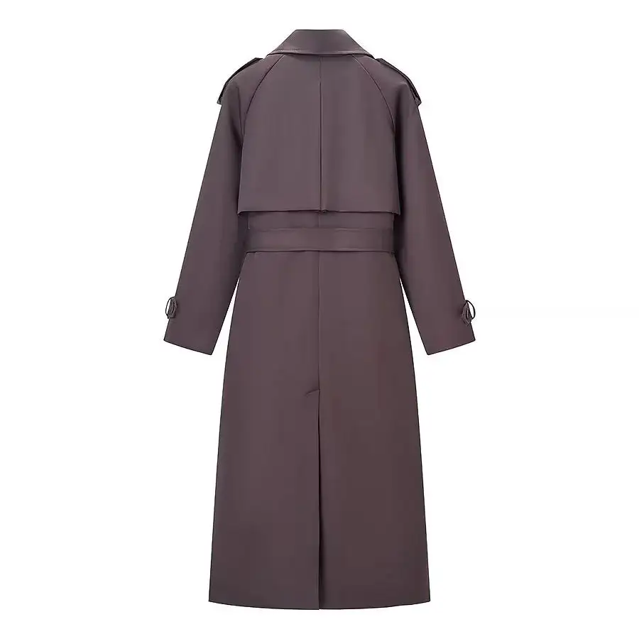 Modern Hooded Trench Coat