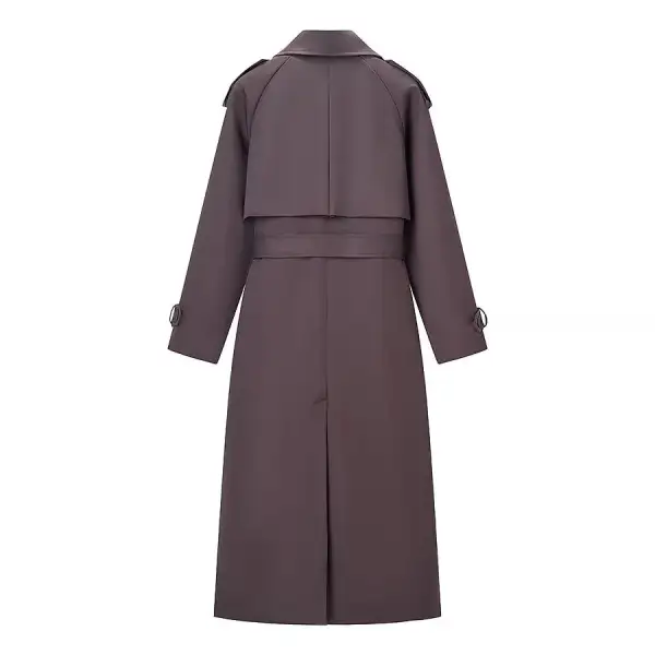 Modern Hooded Trench Coat