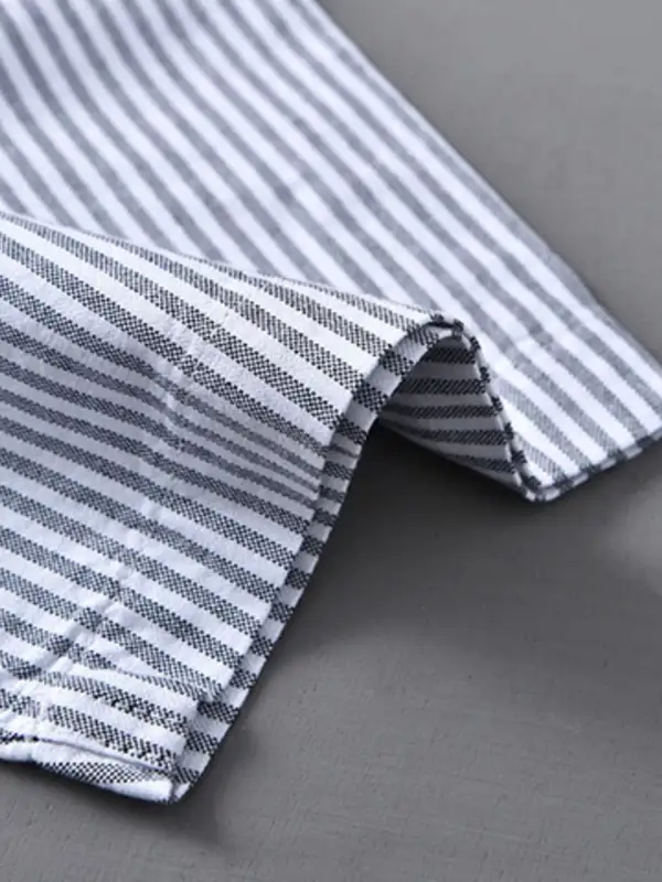 Striped Short Sleeve Shirt