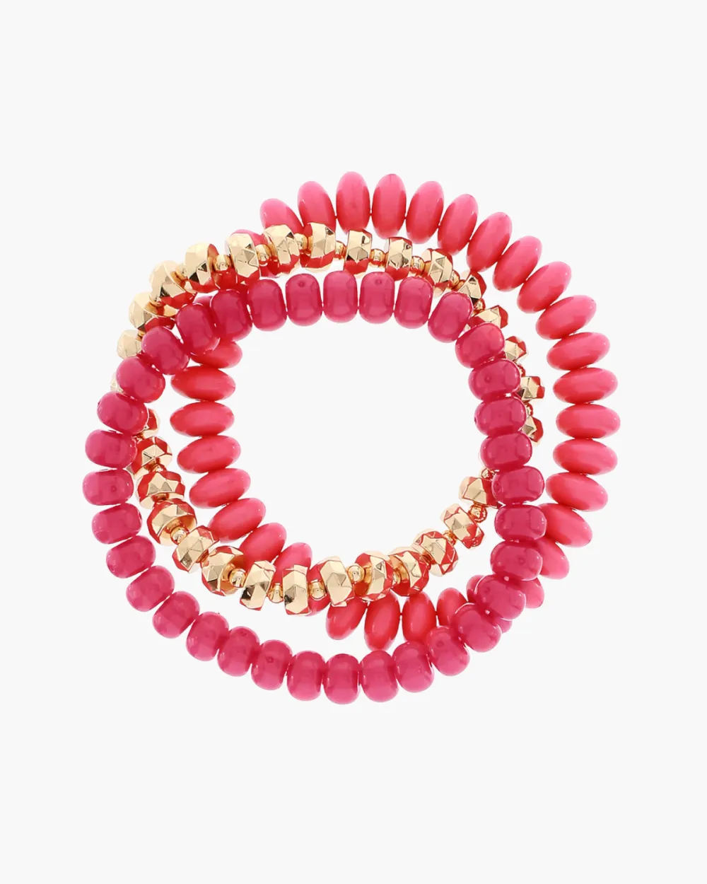 Textured Bead Bracelet Set