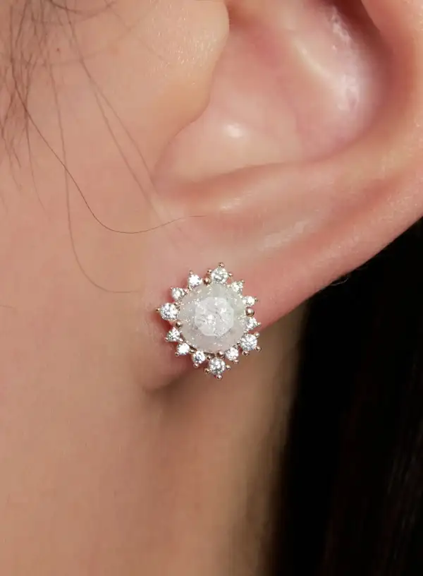 Opal Stud Earrings