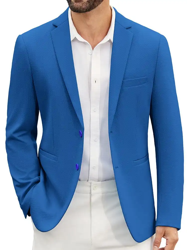 Casual Two-Button Suit Jacket