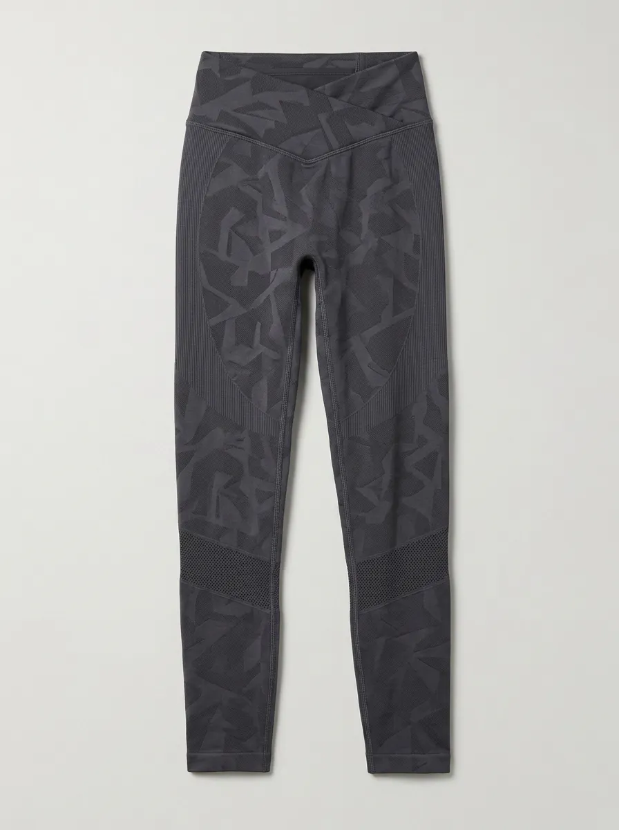 Women's Fitness Geometric Pattern Printed Seamless Leggings
