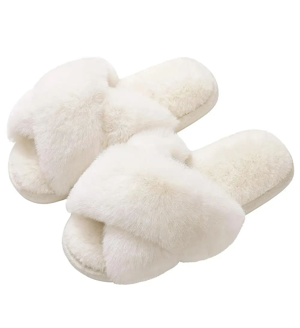 Easygoing Cross Band Lounge Slippers