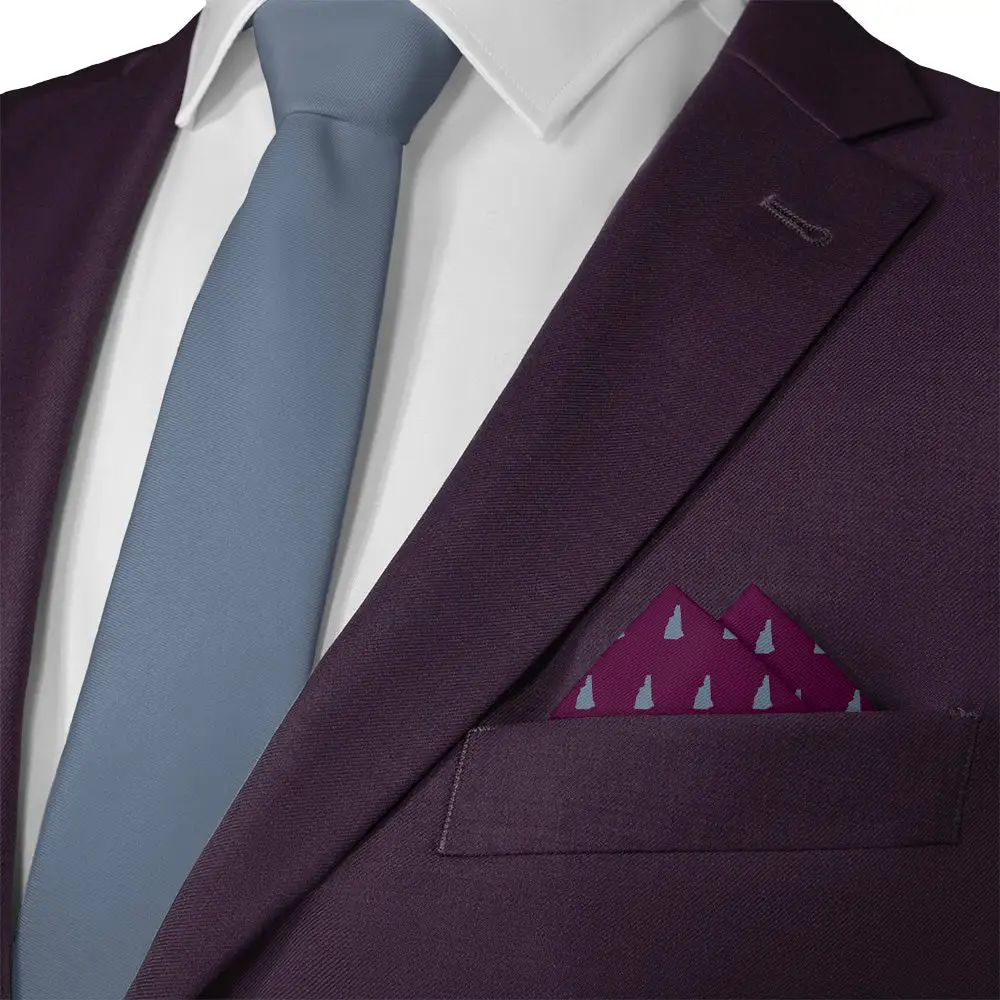 Neat Balanced Suit Pocket Square