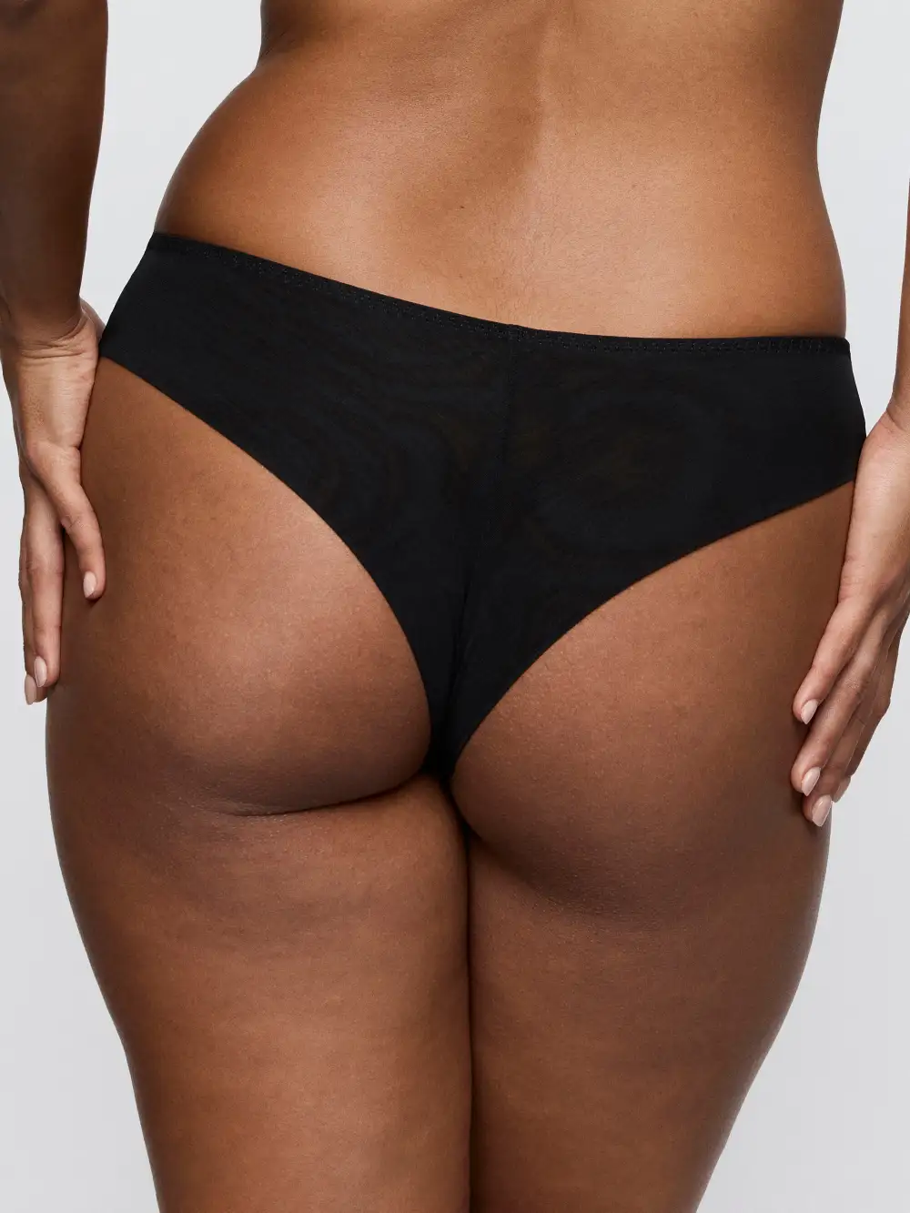 Women's High Cut Elastic Waistband Cotton Gusset Cotton Lightweight Soft Fabric Stretch Fit Tanga Panty
