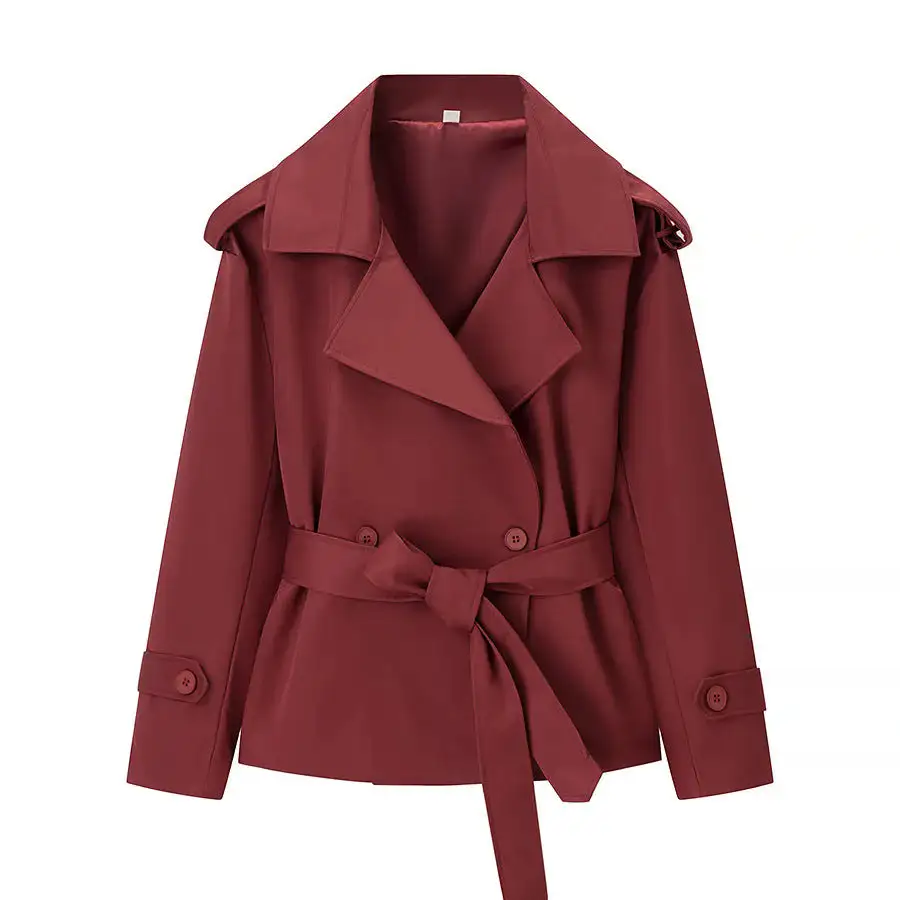 Polished Belted Trench Coat