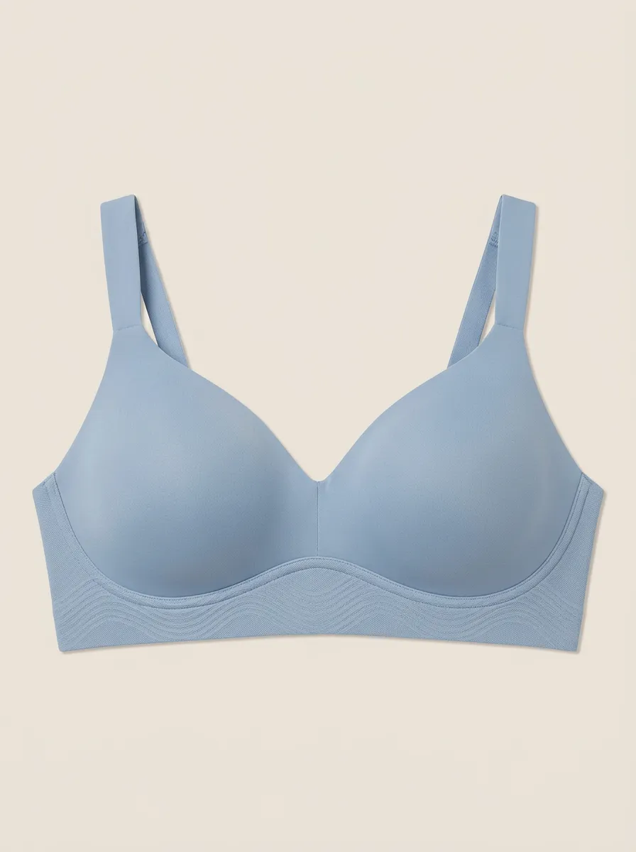 Everyday Seamless-Look Wavy-Texture Bra