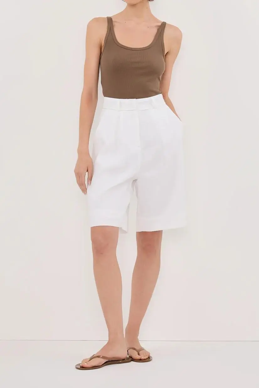LOW SCOOP KNIT TANK